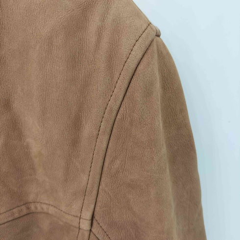 ゲス GUESS 90S 裏地ネル レザーハーフコート メンズ import:L