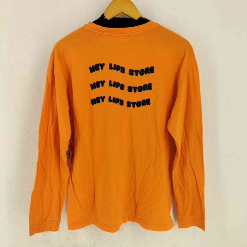 ヘイライフストア Hey life store long sleeve logo tee レディース JPN:S