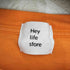 ヘイライフストア Hey life store long sleeve logo tee レディース JPN:S
