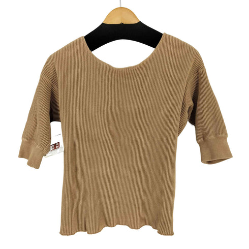 ロクビューティーアンドユースユナイテッドアローズ 6 BEAUTY & YOUTH UNITED ARROWS THERMAL BACK TWIST PULLOVER レディース