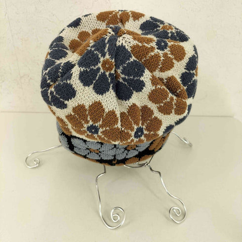 カシラ CA4LA FLOWERS ニットキャップ レディース