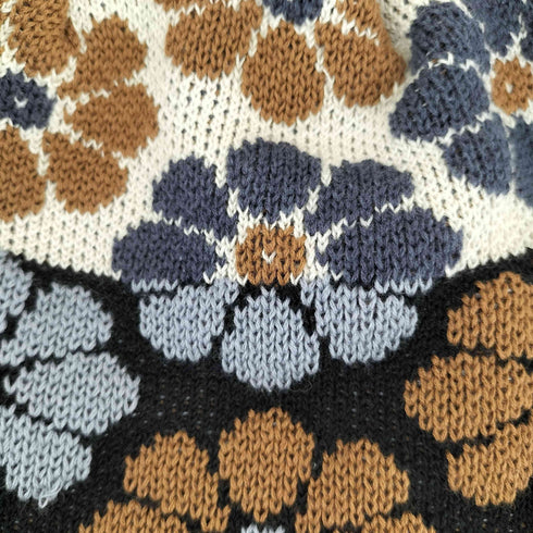 カシラ CA4LA FLOWERS ニットキャップ レディース