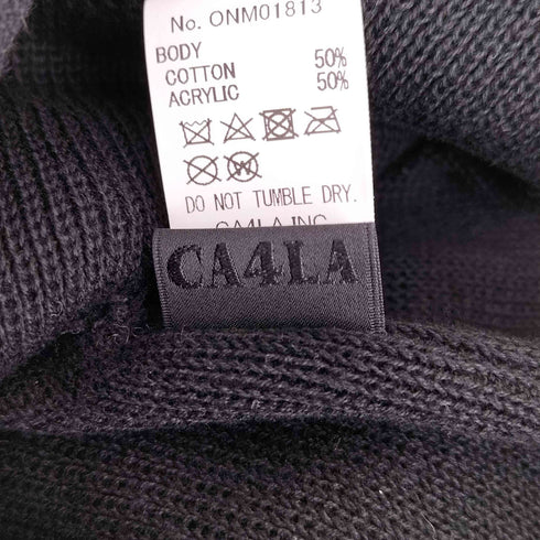 カシラ CA4LA FLOWERS ニットキャップ レディース