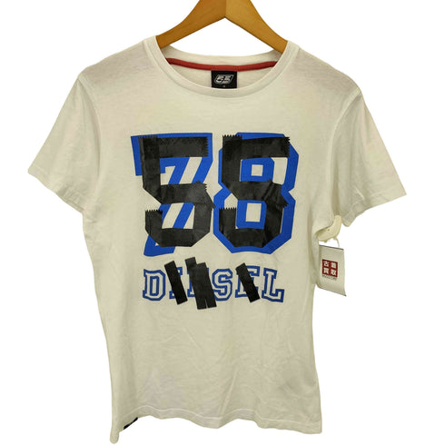 フィフティーファイブディーエスエル 55DSL DSL クルーネック ナンバリング Tシャツ メンズ import:XS