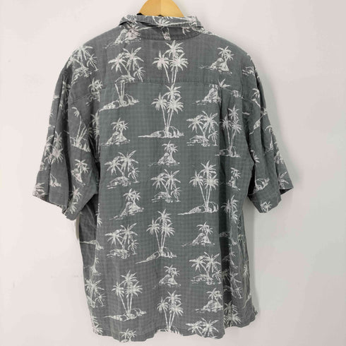 コロンビア Columbia ワンポケット S/Sボックス総柄シャツ ヤシの木 メンズ JPN:L