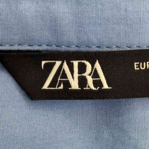 ザラ ZARA オーバーサイズ 比翼 シャツブラウス レディース import:S