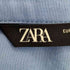 ザラ ZARA オーバーサイズ 比翼 シャツブラウス レディース import:S