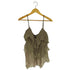 ザラ ZARA シアー フリル ビスチェ キャミソール レディース import:M