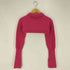 led.tokyo CROPPED COLOR C/G クロップド ニットカーディガン レディース JPN:38
