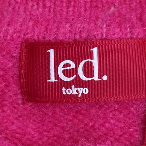 led.tokyo CROPPED COLOR C/G クロップド ニットカーディガン レディース JPN:38