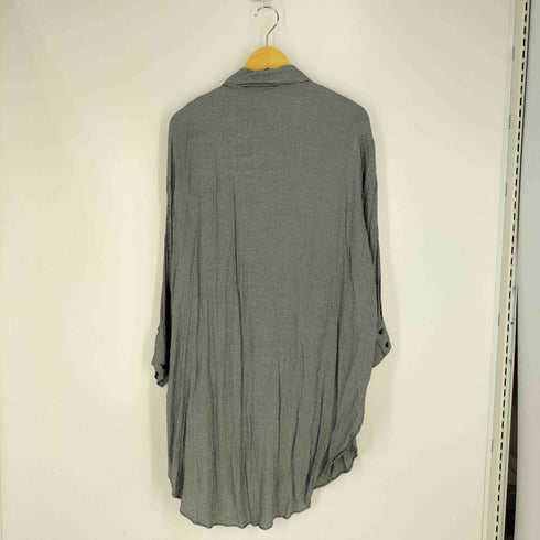 ザラ ZARA ハウンドトゥース シャツワンピース レディース import:S