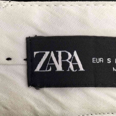 ザラ ZARA 1タック ワイドスラックスパンツ レディース S