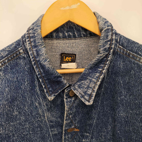 リー Lee 80S 220-J PATD-153438 CHEMICAL WASH DENIM JACKET ケミカル ウォッシュ デニム ジャケット メンズ import:XL