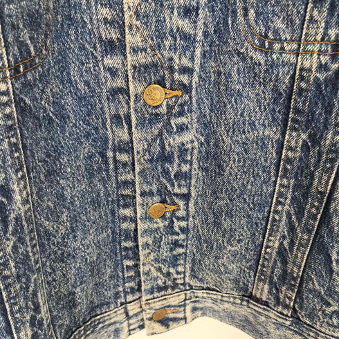 リー Lee 80S 220-J PATD-153438 CHEMICAL WASH DENIM JACKET ケミカル ウォッシュ デニム ジャケット メンズ import:XL