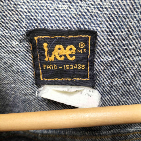 リー Lee 80S 220-J PATD-153438 CHEMICAL WASH DENIM JACKET ケミカル ウォッシュ デニム ジャケット メンズ import:XL