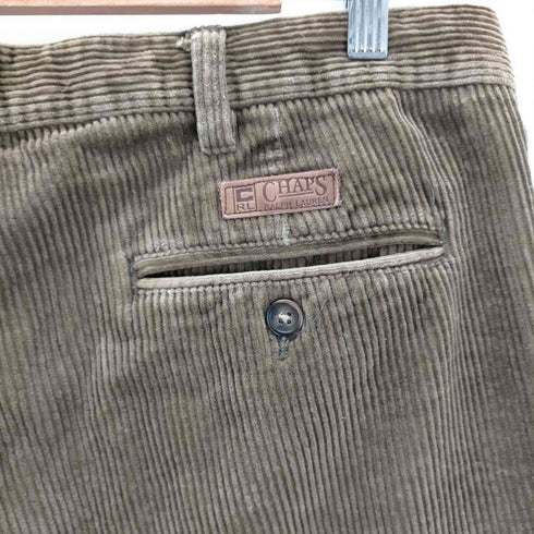 チャップスラルフローレン CHAPS RALPH LAUREN 2タック コーデュロイパンツ メンズ w36