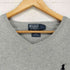 ポロバイラルフローレン Polo by RALPH LAUREN ポニー刺繍Vネックコットンニット メンズ M