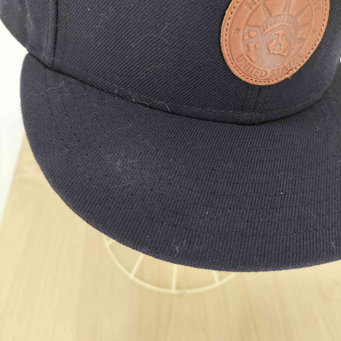 ニューエラ NEW ERA 59FIFTY ロゴ刺繍 6パネルキャップ new york city united states メンズ 7 1/2