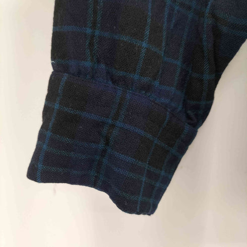 ペンドルトン PENDLETON 50-60S L/S ウールオープンカラーチェックシャツ ボードシャツ メンズ import:M