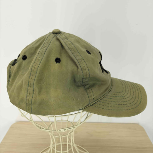 ステューシー Stussy Made in USA 白タグ ロゴ刺繍 6パネルキャップ メンズ