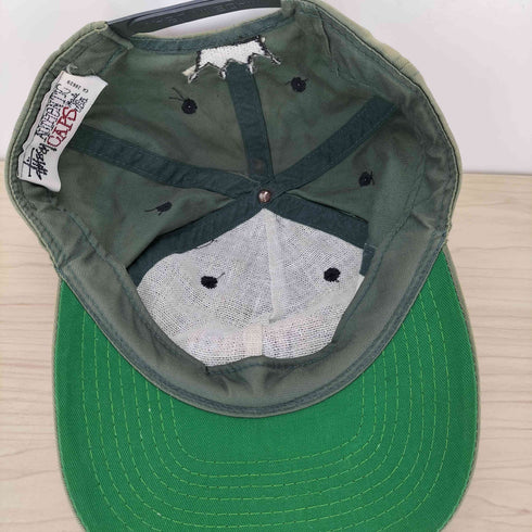 ステューシー Stussy Made in USA 白タグ ロゴ刺繍 6パネルキャップ メンズ