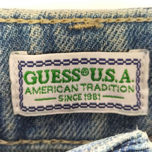 ゲス GUESS 00S マルチポケット カーゴフレアデニムパンツ Y2K archive メンズ 28