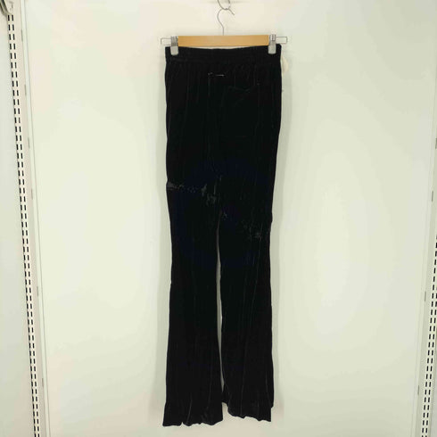 エムエムシックスメゾンマルジェラ MM6 Maison Margiela 21AW Velvet Flared Lounge Pants ベロア フレアパンツ レディース 38