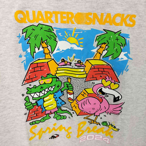 ビームス BEAMS 24SS QUARTER SNACKS Spring Break Tee メンズ JPN:M