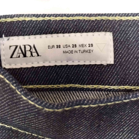 ザラ ZARA 24SS ポケット カーペンター バミューダパンツ デニムハーフパンツ メンズ 36