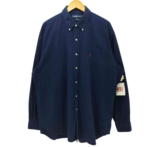 ラルフローレン RALPH LAUREN 90S BLAKE オーバーサイズ ポニー刺繍 L/S ボタンダウンシャツ メンズ import:XL