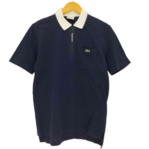 ラコステ LACOSTE ジップ ポロシャツ メンズ 3