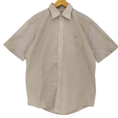 エルエルビーン L.L.Bean WRINKLE RESISTANT ストライプ ボタンダウン シャツ メンズ 15 1/2