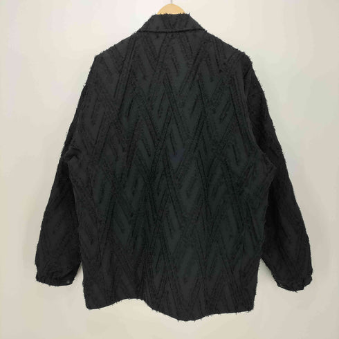サノバチーズ SON OF THE CHEESE Cross Coach JKT ( BLACK ) ジャガード コーチジャケット メンズ import:XL