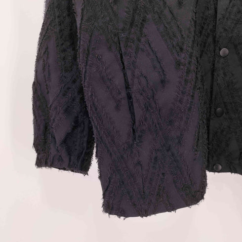 サノバチーズ SON OF THE CHEESE Cross Coach JKT ( BLACK ) ジャガード コーチジャケット メンズ import:XL