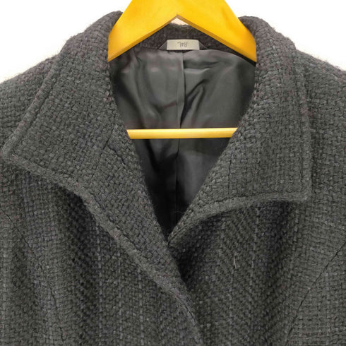 ジェイアール J&R ツイードスタンドカラージャケット レディース