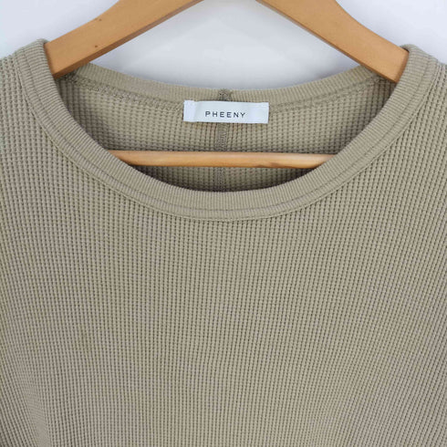 フィーニー PHEENY ワッフル ロングスリーブTシャツ レディース BOYS