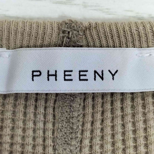 フィーニー PHEENY ワッフル ロングスリーブTシャツ レディース BOYS