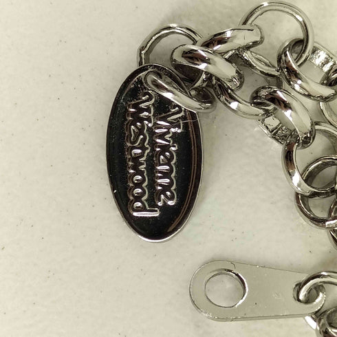 ヴィヴィアンウエストウッド Vivienne Westwood オーブ シルバー ラインストーン ネックレス レディース