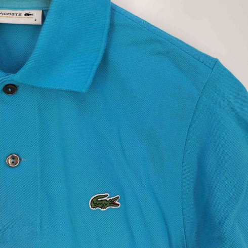 ラコステ LACOSTE ロゴパッチ 鹿の子 ポロシャツ メンズ 2