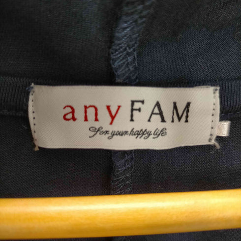 anyfam フーディカーディガン レディース FREE