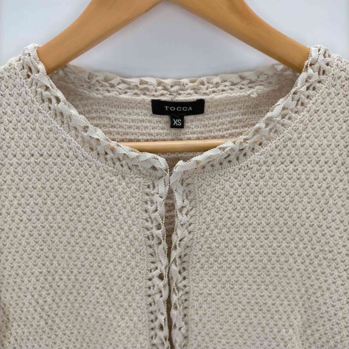 トッカ TOCCA ノーカラーメッシュジャケット レディース JPN:XS