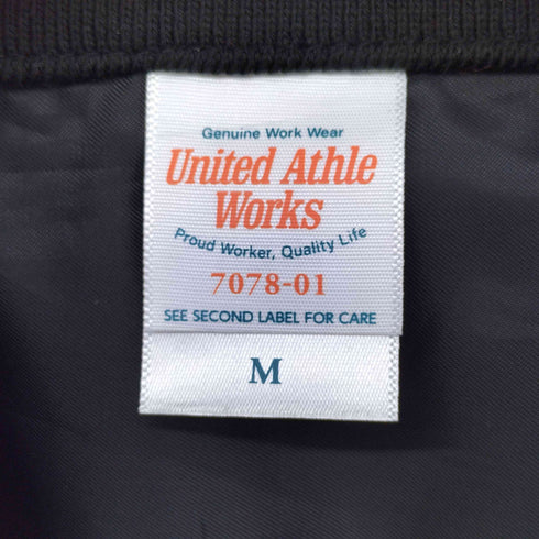 ユナイテッドアスレ UNITED ATHLE WORKS T/Cツイル スウィングトップジャケット メンズ JPN:M