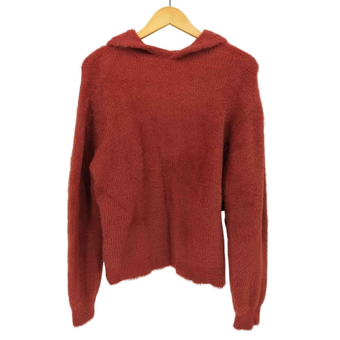 ザラ ZARA EXTURED FAUX FUR KNIT SWEATSHIRT フェイクファー ニットパーカー メンズ import:S