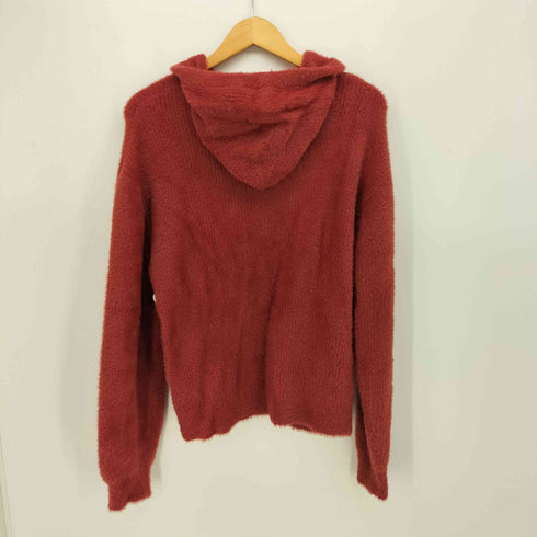 ザラ ZARA EXTURED FAUX FUR KNIT SWEATSHIRT フェイクファー ニットパーカー メンズ import:S