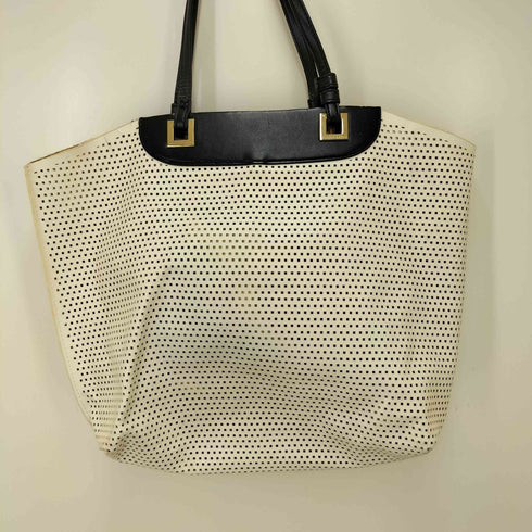 チャールズアンドキース CHARLES&KEITH パンチングレザー メッシュ トートバッグ レディース