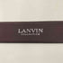 ランバンコレクション LANVIN COLLECTION ロゴバックル レザーベルト メンズ