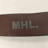 エムエイチエル MHL. イングランド製 レザーベルト メンズ