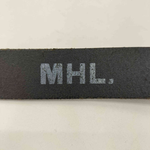 エムエイチエル MHL. イングランド製 レザーベルト メンズ