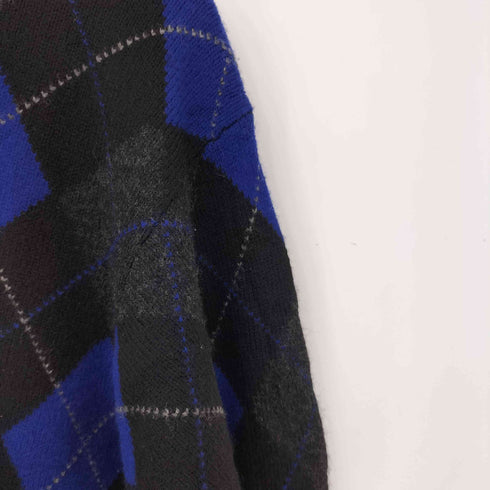 ポロバイラルフローレン Polo by RALPH LAUREN LAMBS WOOL100% アーガイル Vネックニット メンズ import:M