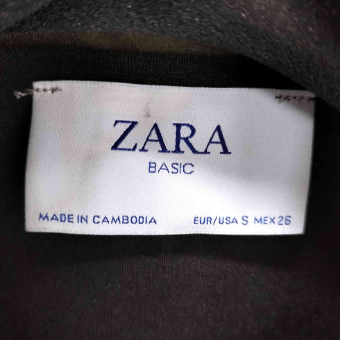 ザラ ZARA スエード調ロングガウンコート レディース import:S